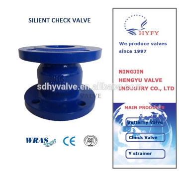 Silent vertical check valve